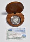 JUAN CARLOS I (1975-2014). 2000 Pesetas. (Ar. 27,00g/40mm). 1999. FNMT. 750 Anys de Govern Municipal de Barcelona. PROOF. 30.000 unidades acuñadas. Pr...