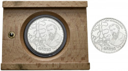 JUAN CARLOS I (1975-2014). 10 Euros (Ar. 27,00g/40mm). 2002. El Capricho. Gaudí. (Km#1083). PROOF. Incluye estuche original y certificado de autentici...