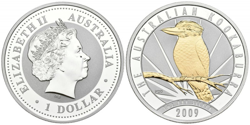AUSTRALIA. 1 Dollar (Ar.31,69g/40mm). 2009. Perth. P. Kookaburra 20 Aniversario....