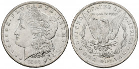 ESTADOS UNIDOS. 1 Dollar. (Ar. 26,68g/38mm). 1885. Nueva Orleans. O. (Km#110). SC-. Brillo original.