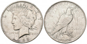 ESTADOS UNIDOS. 1 Dollar. (Ar. 26,62g/38mm). 1922. Denver D. Tipo Liberty. (Km#150). MBC.