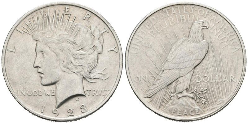 ESTADOS UNIDOS. 1 Dollar (Ar. 26,79g/38mm). 1923. Philadelphia. (Km#150). EBC-. ...