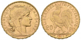FRANCIA. 20 Francos. (Au. 6,45g/21mm). 1905. III República. (Km#847). EBC+.