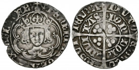 GRAN BRETAÑA. 1 Croat (Ar. 3,11g/25mm). S/D. Londres. Enrique VII(1485-1509). (Spink 2199 sim). MBC.