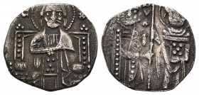 VENECIA. Grosso. (Ar. 1,13g/15mm). Enrico Dandolo (1192-1205). (Paolucci 1). MBC. Escaso.