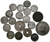 CENTENARIO DE LA PESETA y ESTADO ESPAÑOL. Conjunto compuesto por 20 monedas de las cuales 16 son de 50 Céntimos de acuñados entre el Gobierno Provisio...