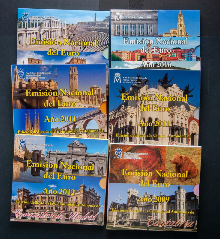 EUROS. Interesante colección compuesta por las 19 ediciones de la Emisión Nacion...