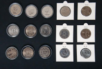 Cojunto formado por 22 monedas mundiales y 2 billetes británicos de 10 Pounds. Alto nivel de conservación de todas las monedas con un amplio número de...