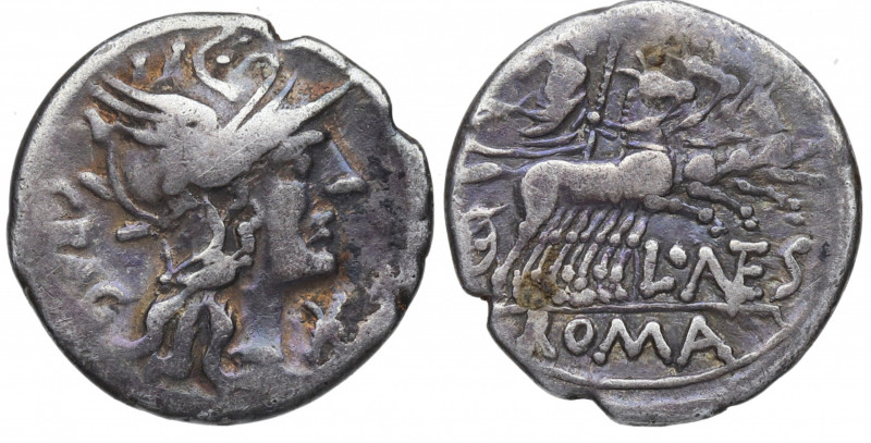 136 a.C. Antestia. Taller Auxiliar de Roma. Denario. FFC 151; Crawford 238/1. Ag...