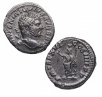 198- 217 d.C. Caracalla. Denario. Ag. 3,33 g. Atractiva. EBC-. Est.120.