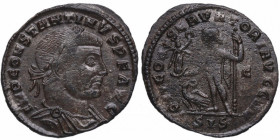 306-337 d. C. Constantino I. Siscia. Nummus. Ae. 3,10 g. EBC- / MBC+. Est.80.