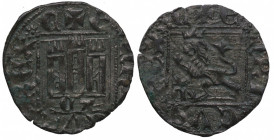 Enrique II (1369-1379). Zamora. Dinero. ABM-501.5. Ve. 0,74 g. MBC+. Est.70.