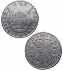 1769. Carlos III (1759-1788). Potosí. 8 reales. JR. A&C 1164. Ag. 26,50 g. RARA. Limpiada. MBC-. Est.450.