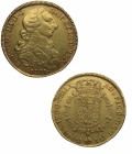 1771. Carlos III (1759-1788). Lima. 8 escudos. JM. A&C 1926. Au. 27,00 g. Cara de Rata (segundo busto). Bella. Brillo original. ESCASA. EBC- / EBC. Es...
