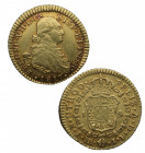 1817. Fernando VII (1808-1833). Nuevo Reino. 1 escudo. JF. A&C 1555. Au. 3,38 g. Muy bella. Brillo original. Escudo flojo HABITUAL. EBC+. Est.400.