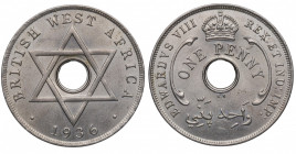 1936. Africa Occidental Britanica . 1 Penny. Cu-Ni. 9,32 g. SC. Est.35.