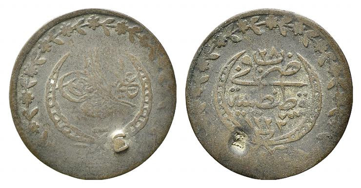 TURCHIA. Mahmud II (1808-1839). 20 para AH 1223/27. Mi (1,00 g). MB-BB