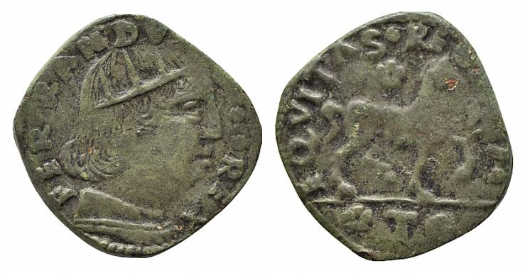 L'AQUILA. Ferdinando I d’Aragona (1458-1494). Cavallo AE (2,37 g). D'Andrea-Andr...