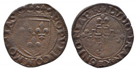 L'AQUILA. Luigi XII (1501-1503). Cavallo Cu (1,58 g). Scudo coronato di Francia - R/ croce patente potenziata con gigli alle estremità. D'Andrea-Andre...