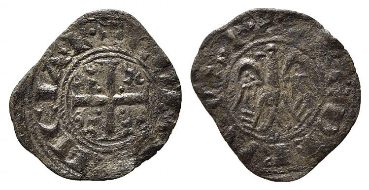 BRINDISI o MESSINA. Federico II (1197-1250). Denaro Mi (0,56 g). Aquila ad ali s...
