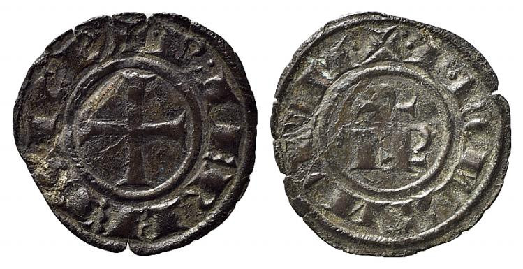 BRINDISI o MESSINA. Federico II (1197-1250). Denaro Mi (0,63 g). IP nel campo - ...