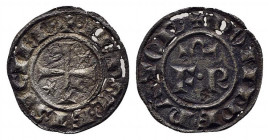 BRINDISI o MESSINA. Federico II (1197-1250). Denaro Mi (0,47 g). FR nel campo - R/croce patente con stelle nel 2° e 3° quarto. Sp.144. qBB