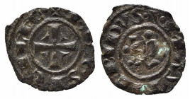 BRINDISI o MESSINA. Manfredi (1258-1264). Denaro Mi (0,62 g). Spahr 195. BB
