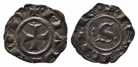 BRINDISI o MESSINA. Manfredi (1258-1264). Denaro Mi (0,63 g). Spahr 198. SPL