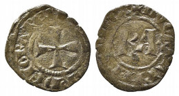 BRINDISI o MESSINA. Carlo I d'Angiò (1266-1285). Denaro Mi (0,76 g). Spahr 37. BB+