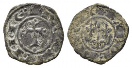BRINDISI o MESSINA. Carlo I d'Angiò (1266-1285). Denaro Mi (0,89g). Spahr 43. qBB