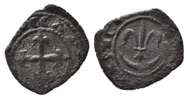 BRINDISI o MESSINA. Carlo I d'Angiò (1266-1285). Denaro Mi (0,73 g). Spahr 47. MB-BB