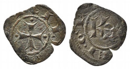 BRINDISI o MESSINA. Carlo I d'Angiò (1266-1285). Denaro Mi (0,57 g). Spahr 48. MB-BB