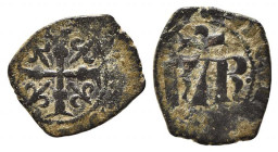 BRINDISI o MESSINA. Carlo I d'Angiò (1266-1285). Denaro Mi (1,02g). Spahr 51. MB-BB