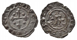 BRINDISI o MESSINA. Carlo I d'Angiò (1266-1285). Denaro Mi (0,41g). Spahr 52. BB+