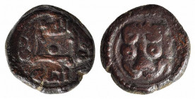 MESSINA. Guglielmo II (1166-1189). Follaro AE (2,25 g). Sp. 118. qSPL