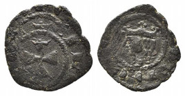 MESSINA. Federico III (1296-1337). Denaro Mi (0,58 g). Spahr 34. qBB