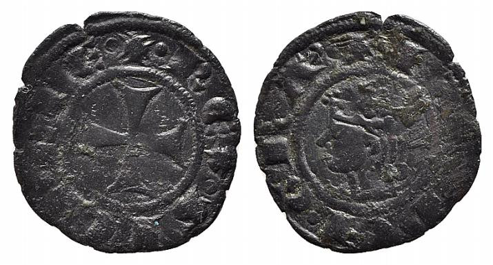 MESSINA. Federico III (1296-1337). Denaro Mi (0,62 g). Spahr 50. qBB