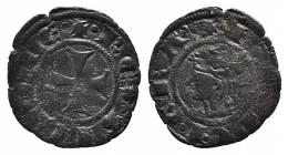 MESSINA. Federico III (1296-1337). Denaro Mi (0,62 g). Spahr 50. qBB