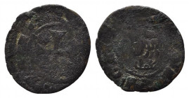 MESSINA. Federico III (1296-1337). Denaro Mi (0,62 g). Spahr 34-50. MB