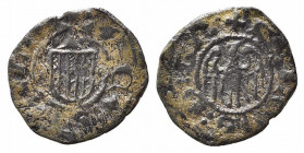MESSINA. Alfonso d'Aragona (1416-1458). Denaro Mi (0,74 g). MIR 227/2; Spahr 27-37. MB-BB