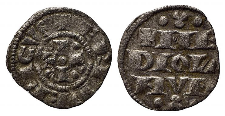 MILANO. Monetazione comunale a nome di Federico (1240-1310). Denaro Imperiale pi...