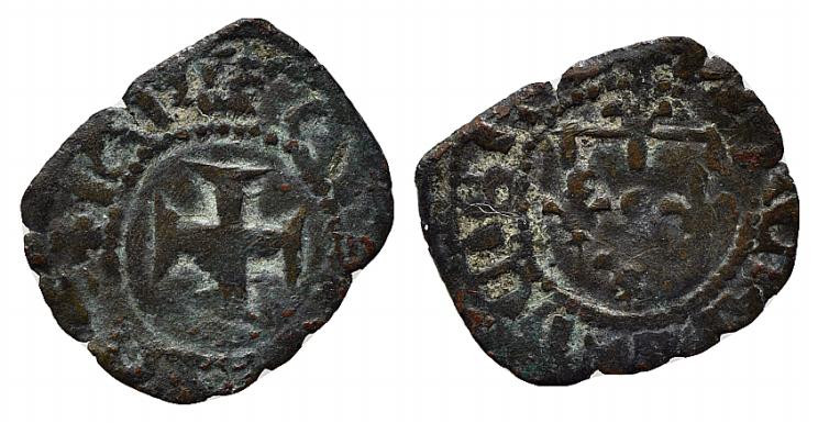 NAPOLI. Roberto d'Angiò (1309-1343). Denaro Mi (0,60 g). MEC 14, 718; MIR 29. MB...