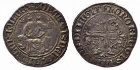 NAPOLI. Roberto d'Angiò (1309-1343). Gigliato Ag (3,94 g). MEC 14, 698; MIR 28. BB