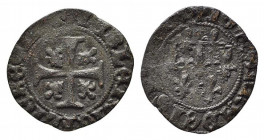 NAPOLI. Giovanna I d'Angiò (1343-1382). Denaro Mi (0,61 g). MIR 32. BB