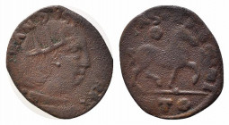NAPOLI. Ferdinando I d’Aragona (1458-1494).Cavallo Cu (1,56 g). MB
