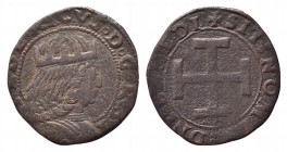 NAPOLI. Federico III d'Aragona (1496-1501). Sestino Cu (1,95 g). Busto coronato a destra - R/croce potenziata in cerchio lineare. MIR 109. BB