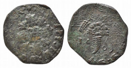 NAPOLI. Filippo III (1598-1621). Tornese 1609 Cu (4,37 g). Magliocca 60 raro. qBB/BB