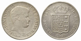 NAPOLI. Ferdinando II di Borbone (1830-1859). Piastra da 120 grana 1836. Ag (26,56 g). Magliocca 542. BB