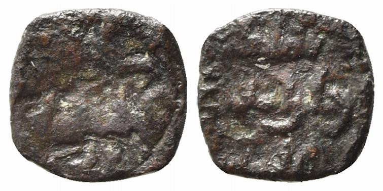 PALERMO. Ruggero I (1057-1101). Kharruba AE (0,21 g). MEC 14, 63. qBB
