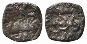 PALERMO. Ruggero I (1057-1101). Kharruba AE (0,21 g). MEC 14, 63. qBB